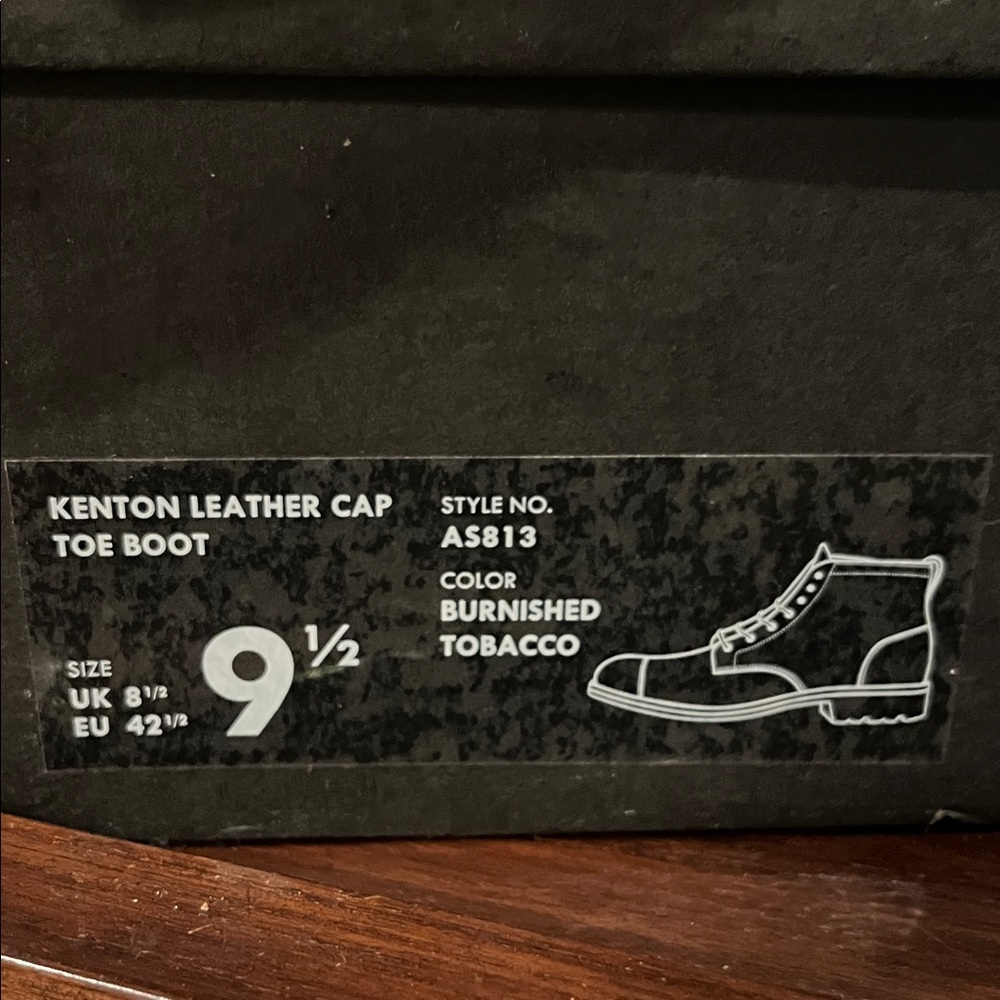 NWT J. Crew Kenton Leather Cap Toe Boot. Size 9.5 - Picture 5 of 14